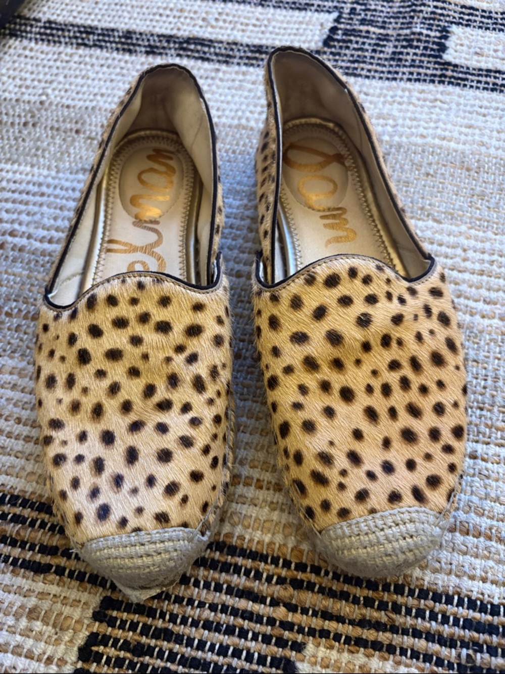 Sam Edelman Leopard/Cheetah Kesia Espadrille flats